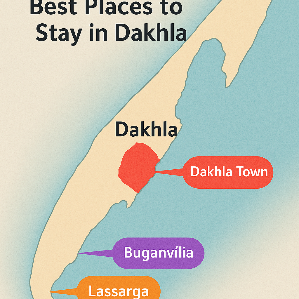 meilleur quartier où dormir à Dakhla